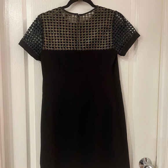 Banana Republic black and gold dress, size 4 - Picture 4 of 5